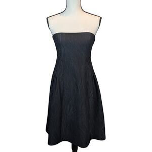 Randi Rahm RARE Strapless Corset Dress, Black Sz 2